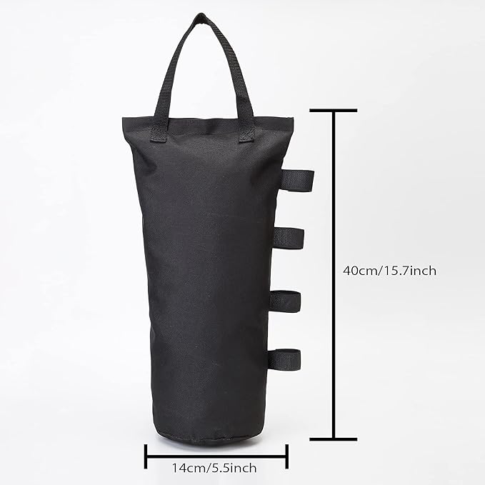 Canopy Weights Bag Leg Weight for Pop up Canopy Tent, Sand Bags for Patio Umbrella Instant Outdoor Sun Shelter,8 Pack-Black
