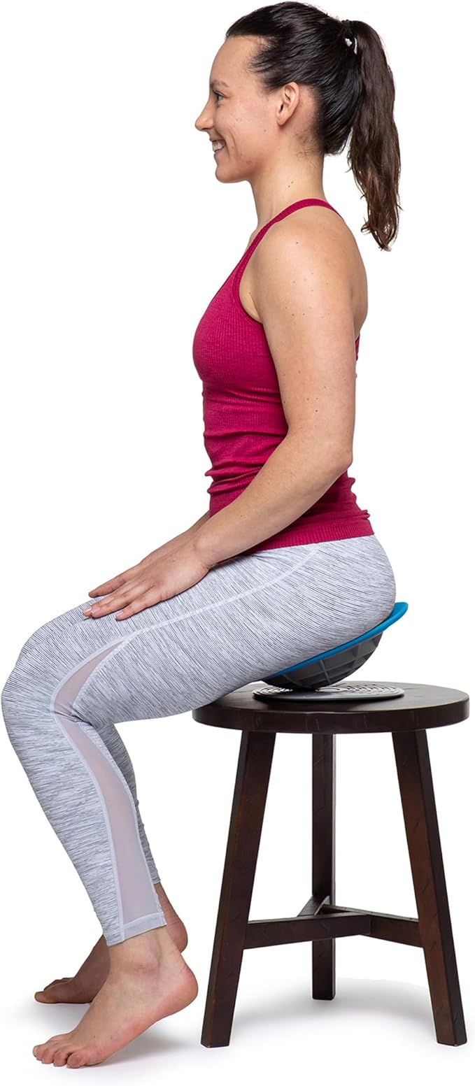 OPTP Pelvic Rocker Core Trainer – Balance Disc for Core Stability, Pelvic Floor Training, and Lower Ab Exercise – Hip Mobility Trainer and Pilates Exercise Equipment for SI Joint Support