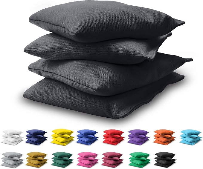 GoSports Cornhole Bean Bags Set of 4-16 Colors Available - Regulation All Weather, Mix and Match