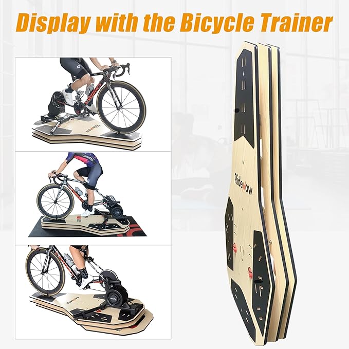RideNow Bicycle Cycling Rocker Plate for Indoor Training, Bike Trainer Platform, Trains Core and Other Muscles, Adjustable Contact Points