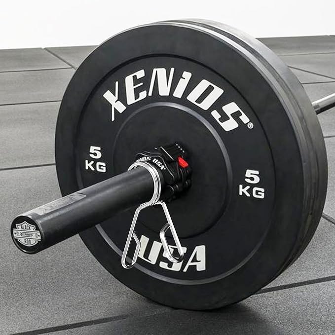 Balelinko Cast Iron 2-Inch Olympic Grip Plate Weight Plate for Strength Training, Weightlifting and Crossfit
