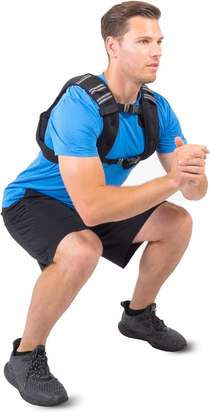 ProsourceFit Exercise Weighted Training Vest - Black