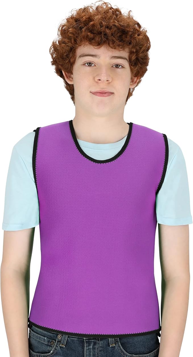 Special Supplies Sensory Compression Vest Deep Pressure Comfort (Purple, Large)