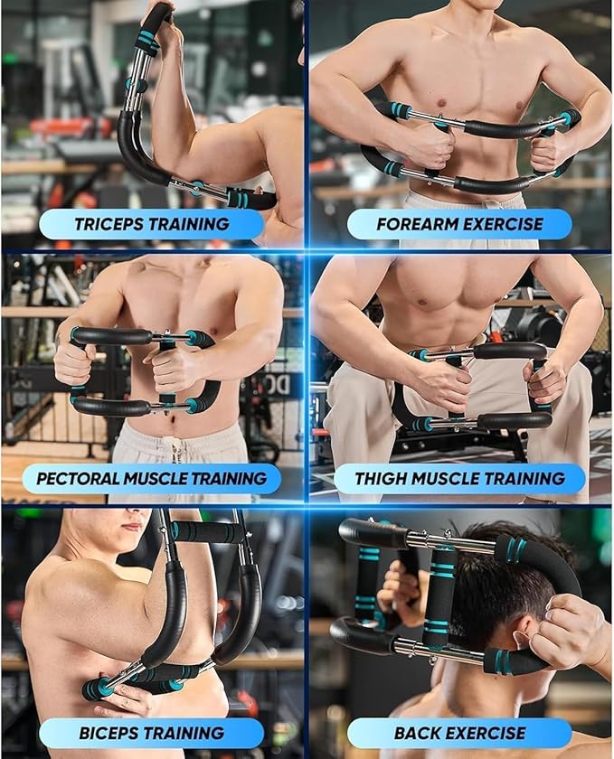 Twister Arm Trainer, 40-100lb Adjustable Chest Workout Equipment, Arm Trainer, Twister Arm Trainer,Detachable Fitness Equipment for Home Gym, Strength Building Workout Tool