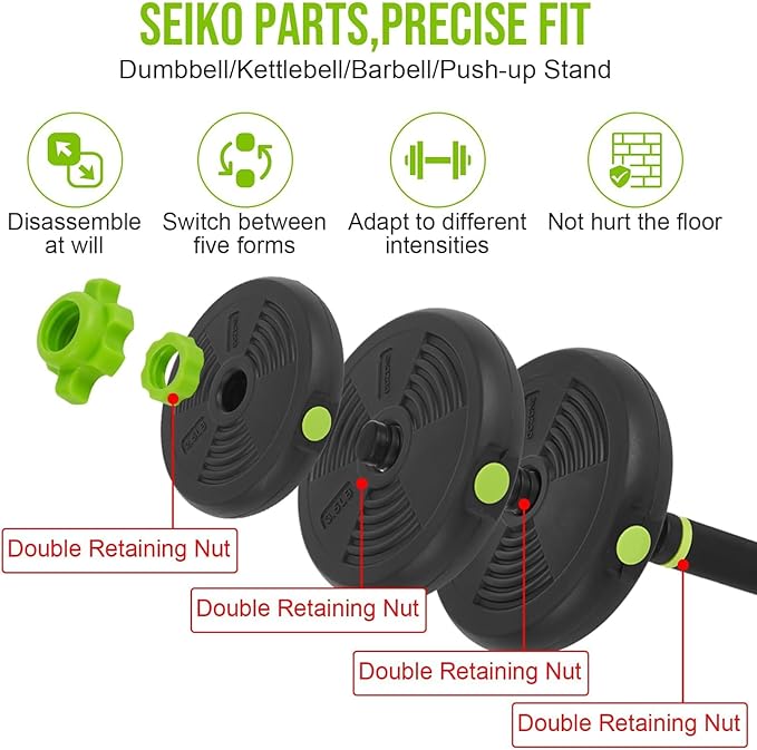 Adjustable Dumbbells, 44/66/88Lbs Free Weight Set with Connector, 4 In1 Weight Dumbbell Set Used As Kettlebells, Barbell, Push Up Stand, Fitness Exercise for Home Gym Suitable Men/Women