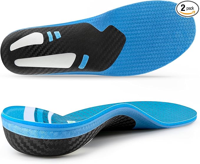 VALSOLE Plantar Fasciitis Insoles,210+ lbsHeavy Duty Support Pain Relief Orthotics,Insoles for Standing All Day,Work Boot Shoe Insole for Flat Feet,Orthotic Insoles for Men Women