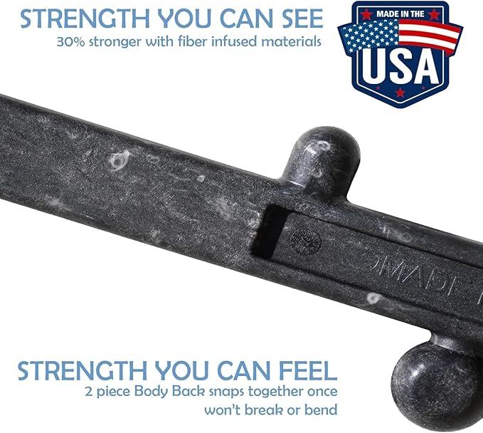 Body Back FSA Eligible Ultimate Trigger Point Release Sports Bundle, Relief from Cramping Soreness, Tightness in Legs, Feet & Back, Deep Muscle Massage (Buddy Black 2.0 + Foot Star)
