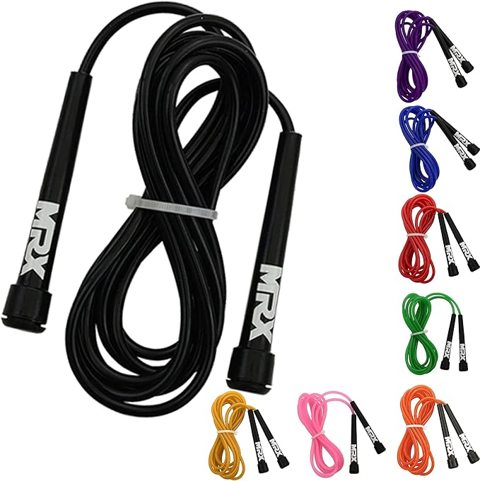 MRX 9" PVC Jump Rope for Cardio Fitness - Versatile Jump Rope for Both Kids and Adults - Great Jump Rope for Exercise