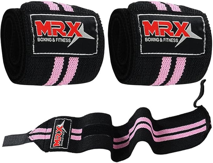 MRX Weight Lifting Gym Training Wrist Wraps for Wrist Support Bodybuilding Workout Wrap Men/Women