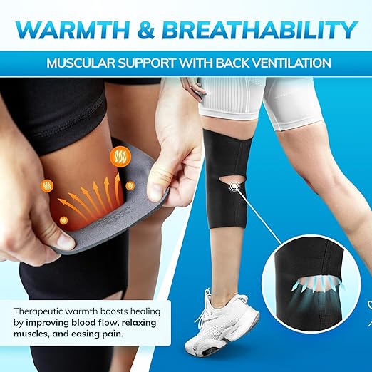 BraceAbility Open Patella/Open Back Neoprene Knee Sleeve | Water-Resistant Athletic Compression Knee Brace for Swimming, Wakeboarding, Scuba Diving, Surfing, Waterskiing and Other Sports (Small)