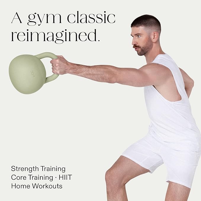 Bala Kettleball, Soft Kettlebell for Women - Kettlebells Strength & Core Training Equipment for Home Gym Workouts - Anti-Slip Grip Exercise Weights with Cushioned Impact-Resistant Base