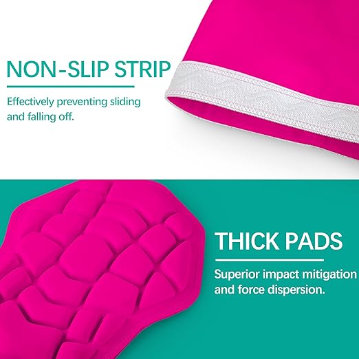 Wrestling Knee Pads for Kids Youth Adult, Knee Compression Sleeve for Basketball Volleyball Football, 1 Pair Short Knee Pads Sleeves ((#2) Pink-2pcs,XLarge)