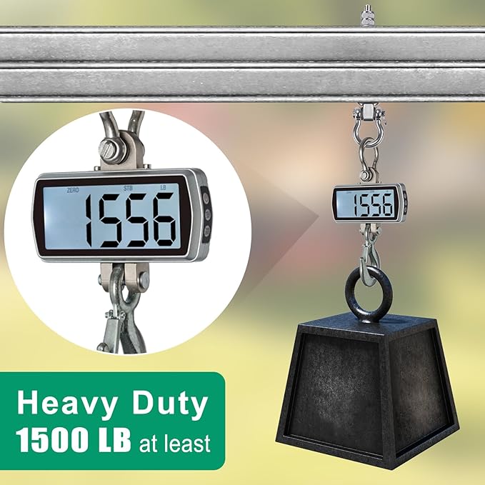 SELEWARE Heavy Duty Bearing Swing Hangers, 2 Pack Stainless Steel Swing Set Hooks for Wood and Steel Beam, for Hammock, Yoga Swing, Porch Swing, Heavy Bag, 5" x M2/5", 1500LB Capacity