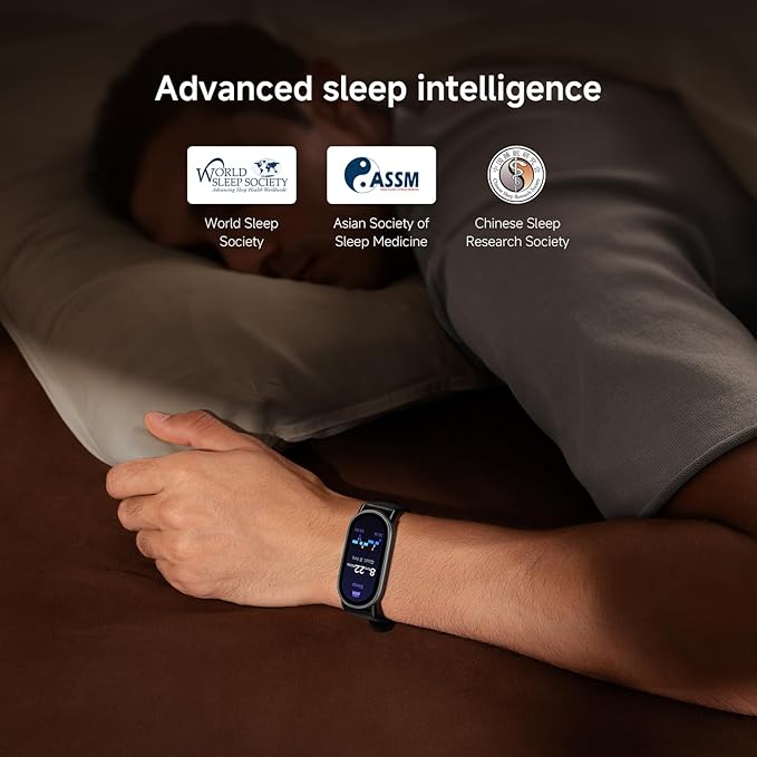 XIAOMI Mi Smart Band 10 (2025) Global Version - 1.72" AMOLED Display | 21 Days Battery Life | Touchscreen, Multi-Sport Tracker, Activity Tracker, Heart Rate Monitor | BT5.4 - (Glacier Silver)