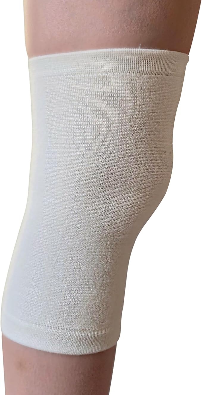 MAXAR Angora/Wool Knee Sleeve for Men & Women - Soft, Warm Support to Improve Circulation and Alleviate Arthritis Joint Pain - Lightweight Knee Warmer (Large, 1 pc)