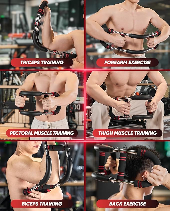 Twister Arm Trainer, 40-100lb Adjustable Chest Workout Equipment, Arm Trainer, Twister Arm Trainer,Detachable Fitness Equipment for Home Gym, Strength Building Workout Tool