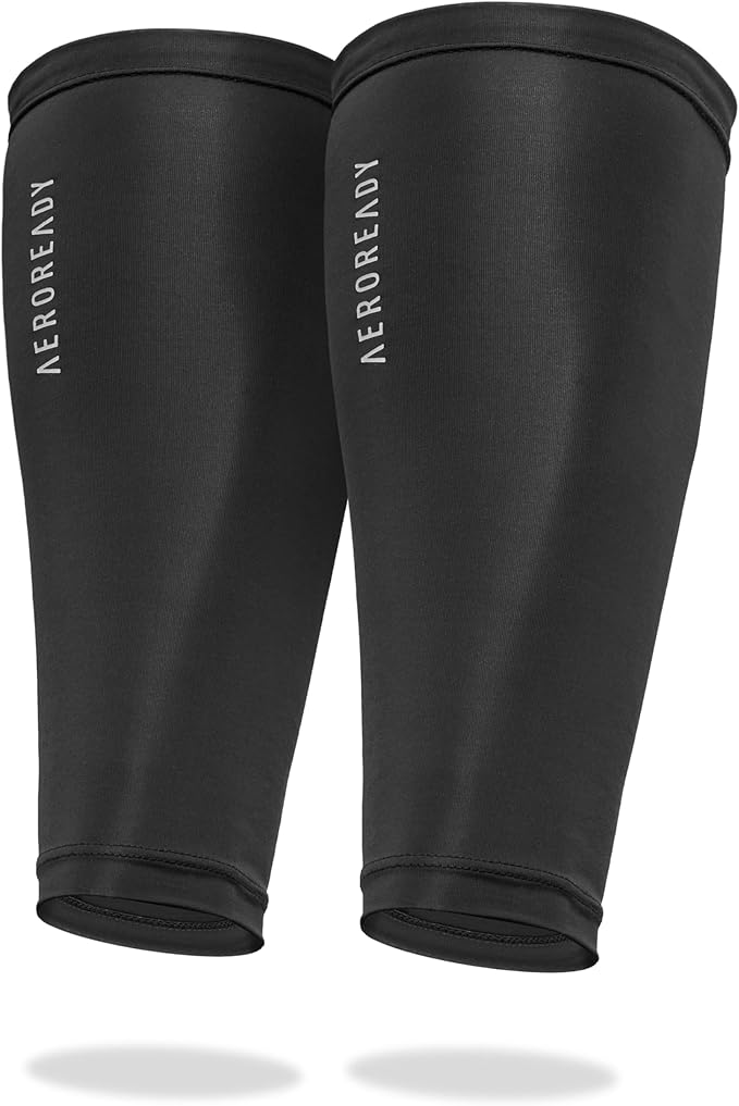 adidas Aeroready Compression Calf Sleeves, Lightweight, Moisture-Wicking Calf Compression Sleeves