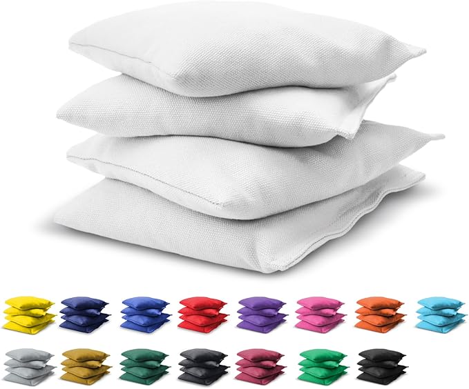 GoSports Cornhole Bean Bags Set of 4-16 Colors Available - Regulation All Weather, Mix and Match