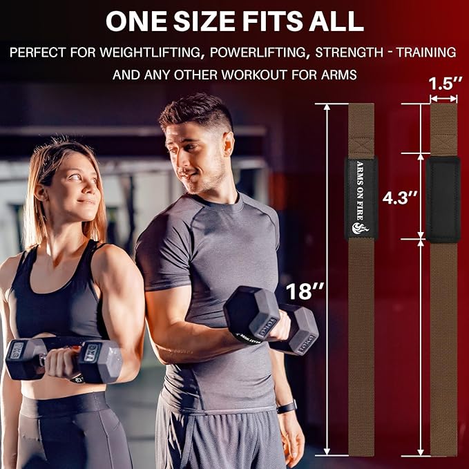 TECEUM Lifting Straps for Weightlifting Gym Strength Training - Wrist Straps with Neoprene Padded Cotton - Men & Women – Ideal for Powerlifting, Bodybuilding & Deadlifts