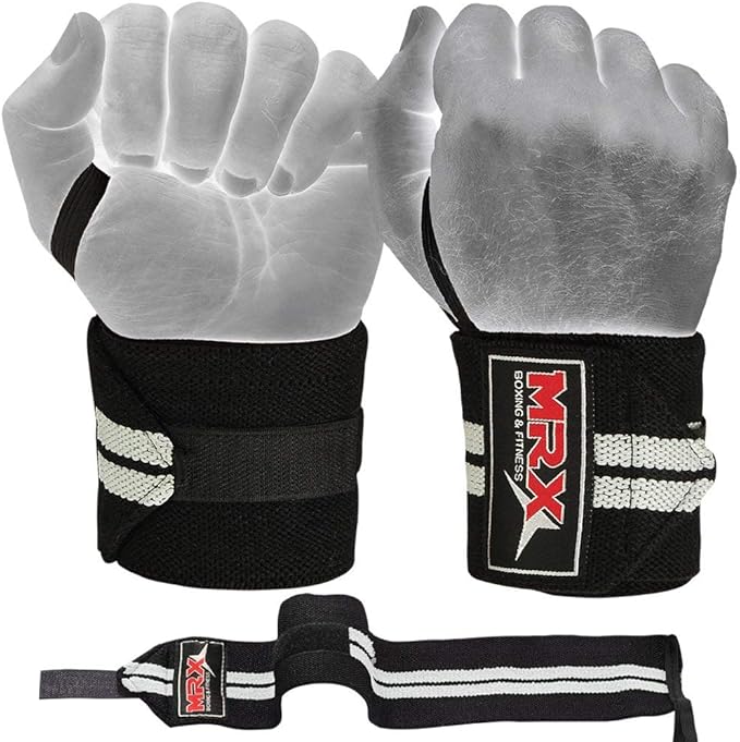 MRX Weight Lifting Gym Training Wrist Wraps for Wrist Support Bodybuilding Workout Wrap Men/Women