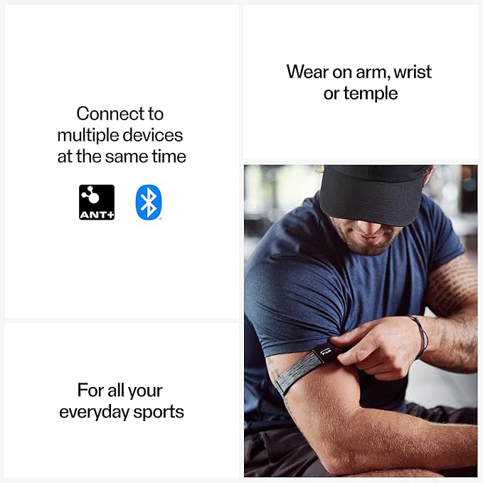 Polar Verity Sense - Optical Heart Rate Monitor Armband - ANT+, Dual Bluetooth