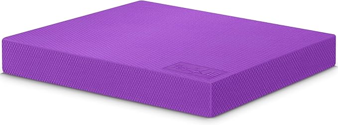 Yes4All Balance Pad, Nonslip TPE Foam Balance Pad with Upgraded Sizes - L, XL, XXL Balance Mat for Fitness, Yoga & Stability Training - Multicolor Options