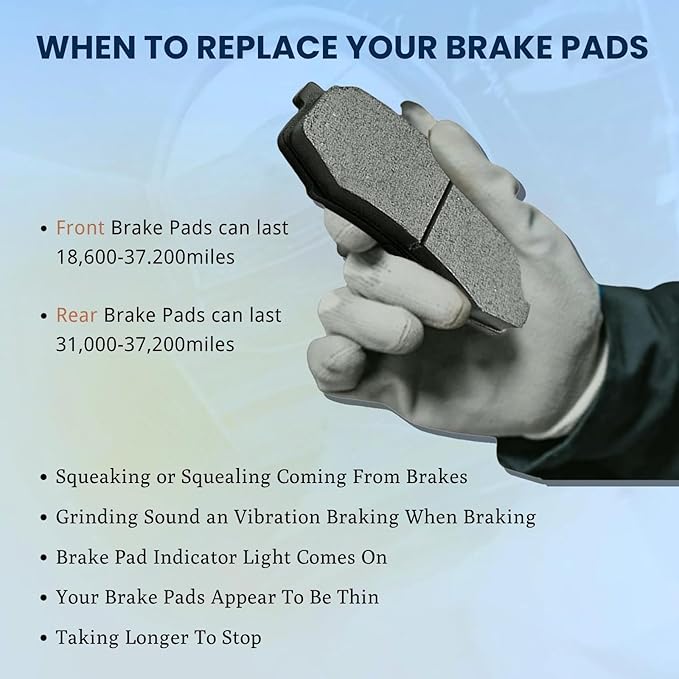 Front Brakes and Rotors Kit Semi-Metallic Brake Pads and Rotors for GMC P3500 1990 1991 1992 1993 4.3L V6 Rear Disc Brakes-JF9;DRW;Rail Slid