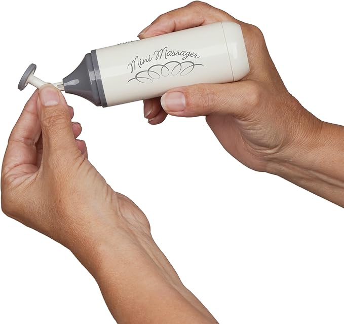 Norco Mini Therapeutic Massager with Battery. Hand-held Portable Therapeutic Vibrating Therapy Tool for Scar Tissue, Hand, Finger, Feet, Face, Elbow, Neck. Post-Surgery, Arthritis Pain. NC70209