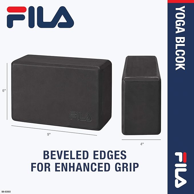 Yoga Block - EVA Foam Blocks for Support, Balance & Stability | Yoga, Pilates, Barre, Stretching, Meditation