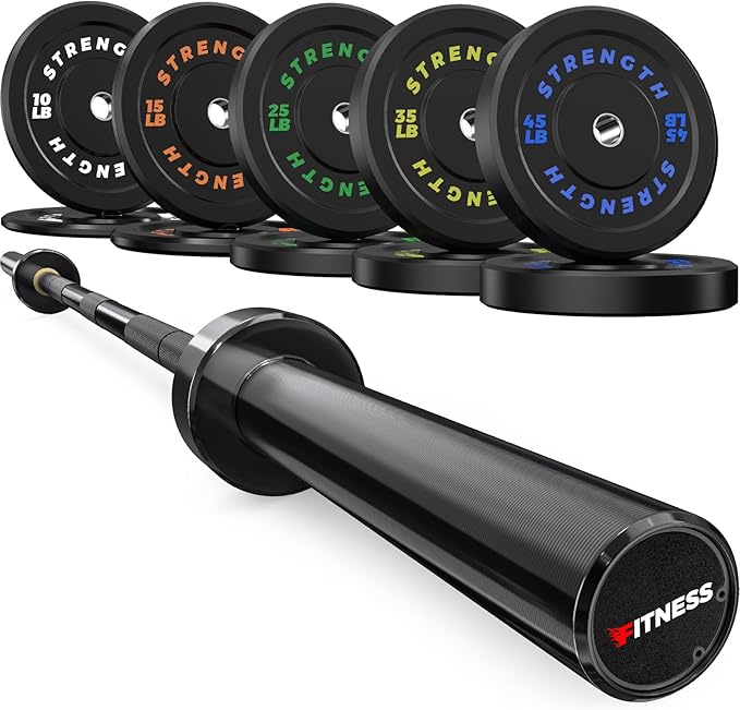 7FT Olympic Barbell for Home Gym Strength Training, 45 Lbs 2-inch Weight Bar with 28mm Grip, 1000 Lbs Capacity 190K PSI Alloy Steel