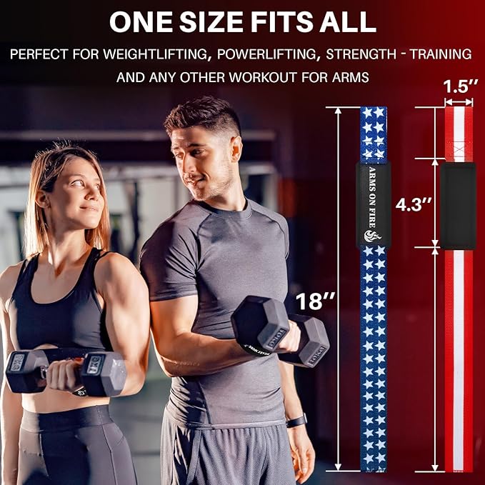 TECEUM Lifting Straps for Weightlifting Gym Strength Training - Wrist Straps with Neoprene Padded Cotton - Men & Women – Ideal for Powerlifting, Bodybuilding & Deadlifts
