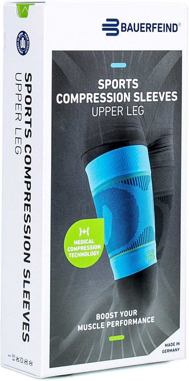 Bauerfeind Sports Compression Upper Leg Sleeves (1 Pair) - Thigh & HamstringCompression for Improved Blood Circulation