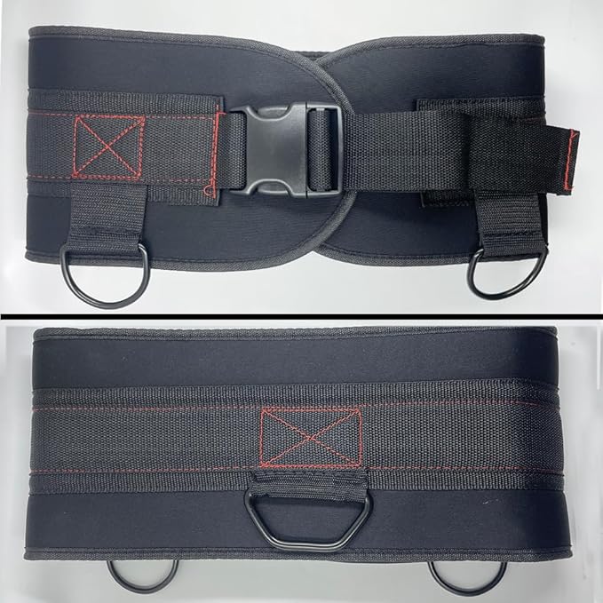 LOOEEL Weightlifting Belt,Adjustable Waist Dip Belt with Chain Strap,Pull Up.Deep Squat Weight-Bearing Straps are Used to Enhance Strength Training and are Suitable for Home and Gym Training.