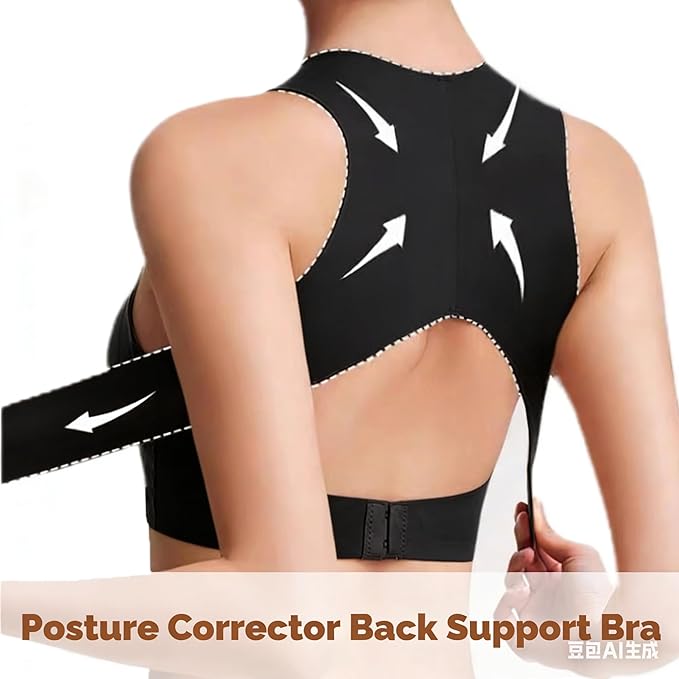 Posture Bras for Women Wireless Full Coverage Back Support Brasieres