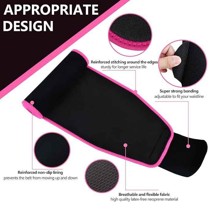 Lisacool Waist Trainer for Women Lower Belly Fat,Waist Sweat Band for Women,Belly Band Sweat Belt,Stomach Wrap,Body Shaper