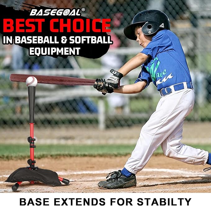 BaseGoal Baseball Tee Sandbag, Weighted Anchors for Batting Tee, All Sport Sandbag, Universal Softball Tee Sandbag for Hitting Drills and Added Stability
