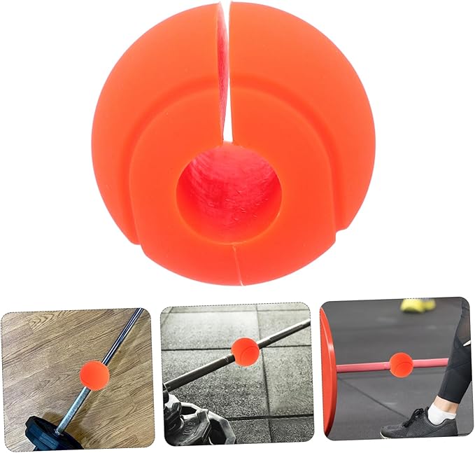 1pc Silicone Barbell Grips for Weightlifting Slip Dumbbell Handle Covers for Secure Handling Enhanced Comfort and Shock-Absorbing Wrist Protection Home Gyms and Fitness Training