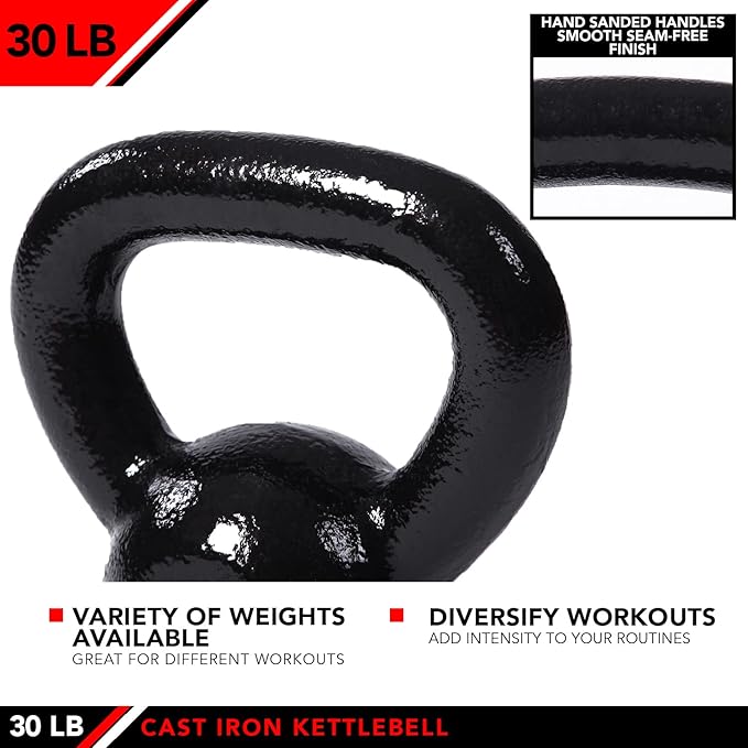 JFIT Kettlebell Weights Cast Iron