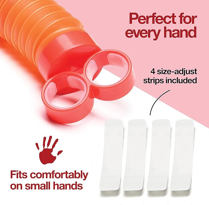 Finger Poppers Fidget Toys, Finger Fidgets for Women, Men, and Young Adults, Finger Strengthener and Exerciser Sensory Toy, Occupational Therapy Toys, Pack of 2 Stocking Stuffers