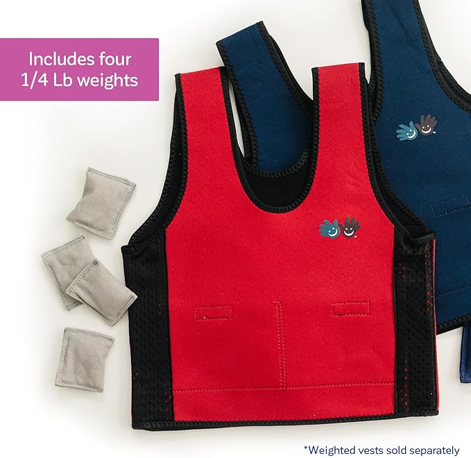Fun and Function - Vest Weights - Compatible with All Fun & Function Adjustable Weighted Vests for Kids & Adults with Special Needs - Weights to Insert Into Your Adjustable Weighted Vest - Available in 1/2 and 1/4 Weights