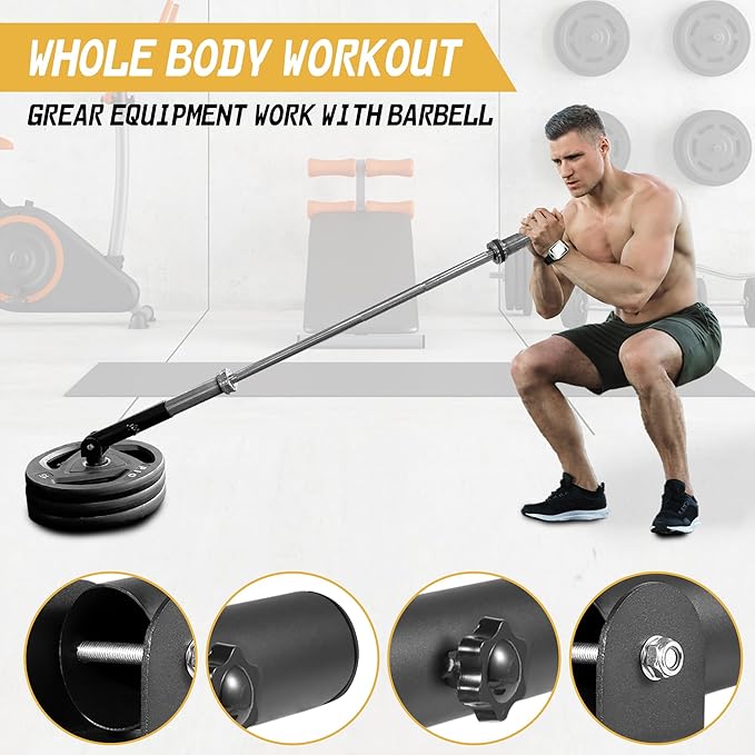 V Bar Landmine Attachment T Bar Handle for Barbell Bars，Foldable V Bar Row Handle Double D Row Handle with Rubber Coating T-Row Attachment for Strength Training Bars