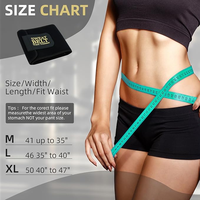 Lisacool Waist Trainer for Women Lower Belly Fat,Waist Sweat Band for Women,Belly Band Sweat Belt,Stomach Wrap,Body Shaper