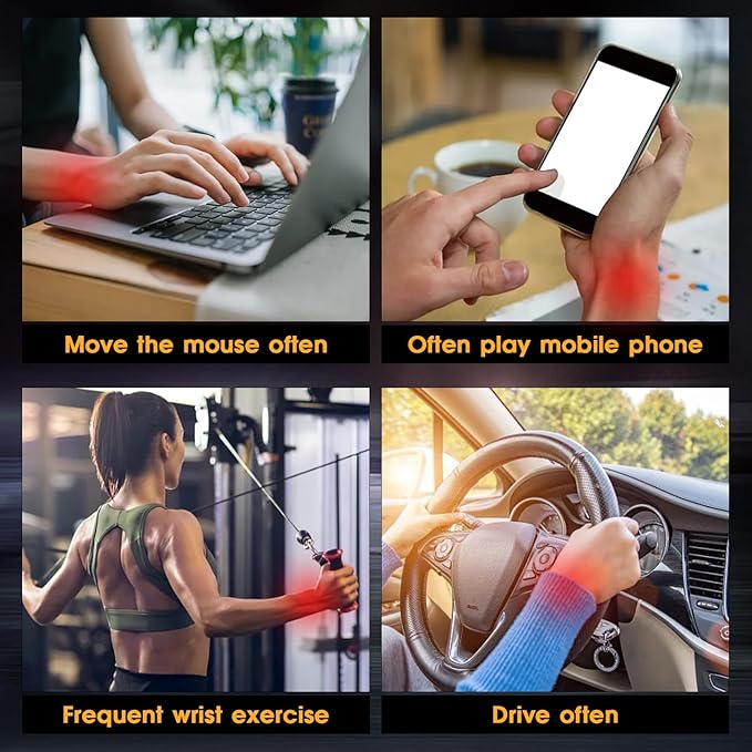 JIN BD Wrist Trainer Ball Auto-Start Gyroscopic Forearm Exerciser Gyro Ball for Strengthen Arms, Fingers, Bones and Muscles（Black LED Light Model）