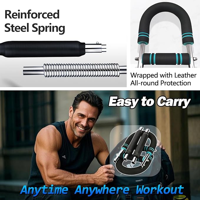 Twister Arm Trainer Arm Exerciser 80-110lb,Adjustable Chest Expander Portable Power Twister, Arm and Chest Exerciser, Home Fitness Upper Body Workout Tool