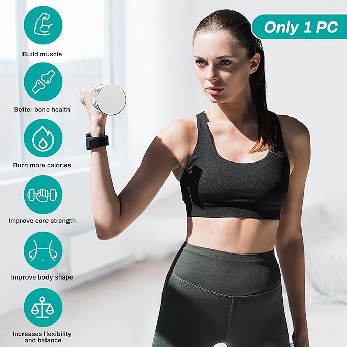 LIFERUN Single Steel Adjustable Dumbbell, 5/10/15lb Free Weight Single Dumbbell, Non-Slip and Comfortable Foam Handle, Adjustable Single Dumbbell for Home Gym Office Exercise