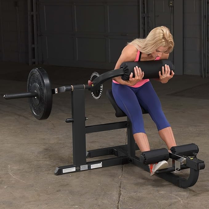 Body-Solid (GCAB360B) CAM Ab and Back Machine - Dual-Function Core and Lower Back Strength Trainer with Adjustable Range-of-Motion