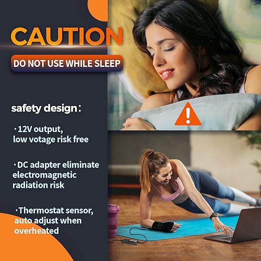 Wrist & Thumb Heating Pad for Arthritis and Carpal Tunnel Relief, Hand Heating Pad for Sprains, Trigger Thumb, Tendonitis, Hand Pain Relief - Left & Right Hands(L)