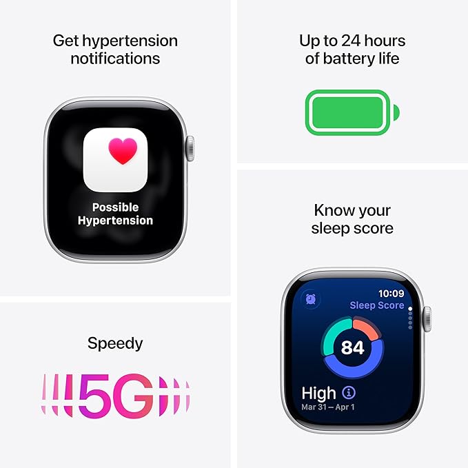 Apple Watch Series 11 [GPS + Cellular 42mm] Smartwatch with Gold Titanium Case with Gold Milanese Loop. Sleep Score, Fitness Tracker, Health Monitoring, Always-On Display, Water Resistant