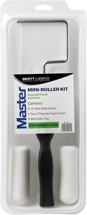 Bestt Liebco Mini Roller Kits 4" Foam 4 Piece Muscle Therapy Tool Kit