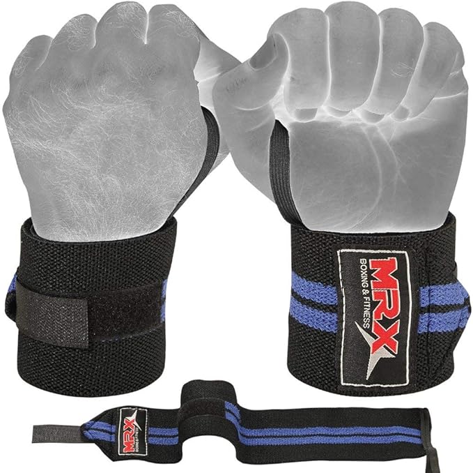 MRX Weight Lifting Gym Training Wrist Wraps for Wrist Support Bodybuilding Workout Wrap Men/Women
